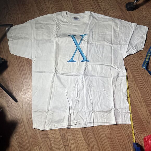 Apple Power Of Ten Mac OS X Promo T-shirt Size 2XL White Vintage - Picture 1 of 9